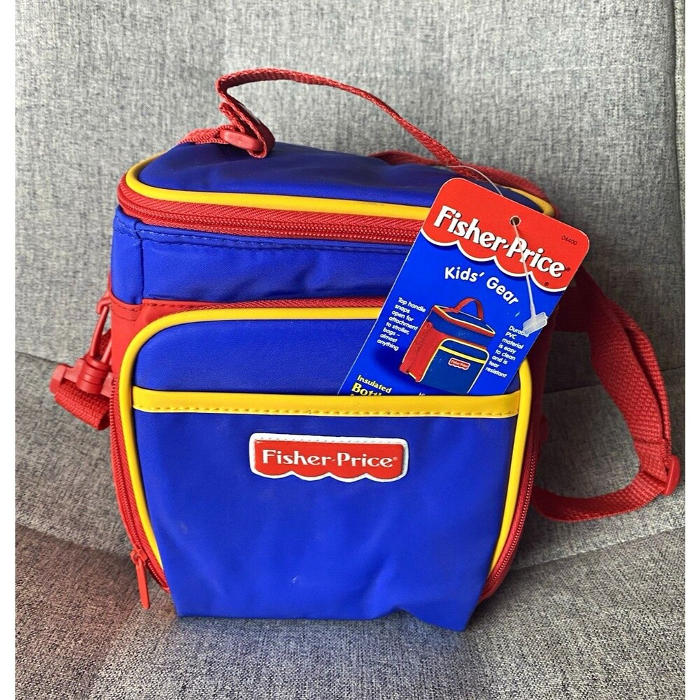 Vintage New Fisher-Price Kids' Gear Insulated Bottle & Meal Carrier #04400